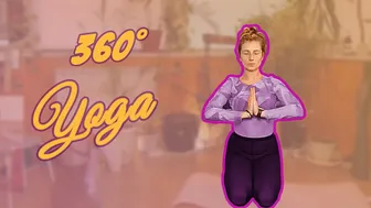 360° VR YOGA | 10 Minutes Yoga Training