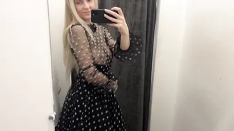 [4K] Transparent Dresses Haul with Olivia | See through Try on #4