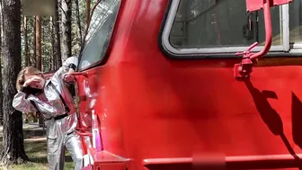 Train vs. Dirt: Witness the Epic Battle for a Clean Ride! #7