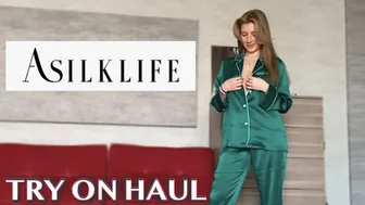 A Silk Life - Pajama Try On Haul - My Honest Review (In English) #1