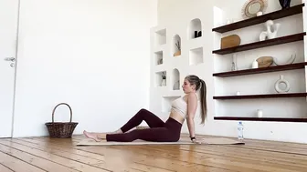 15 MIN PILATES WORKOUT - Slow Full Body Toning / low impact / Anya P Life #5