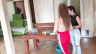 BEER PONG game challange || anya with josephine special video #5