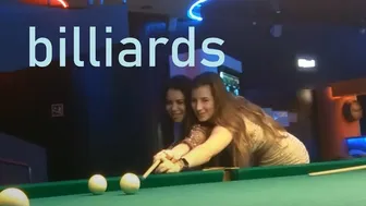 Playing billiards with Josephine