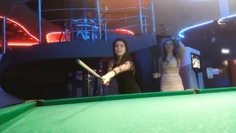 Playing billiards with Josephine #6