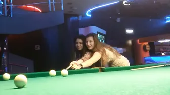 Playing billiards with Josephine #8