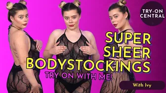 Ivy | Thong Lingerie & Bodystocking Try On Haul | Lace, Thong & Sheer Mesh!