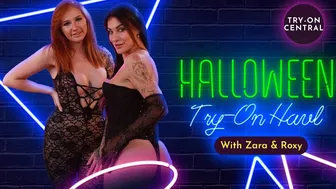 Roxy & Zara | Halloween Special! Thong Lingerie Costume Try On Haul