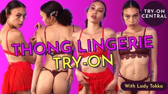 Lady Tokka | Thong Lingerie Try On Haul | See Through, Thong, Lace & Sheer Mesh!