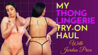 Sexy New 2023 Thong Lingerie Try On Haul - With Jordan Price