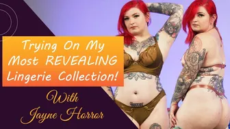 Trying On My Sexy Sheer Thong Lingerie Haul - With Jayne Horror #1