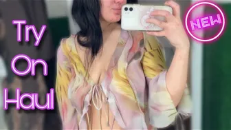 See-Through Try On Haul-| Semi-transparent Clothes | Very revealing Try-On Haul #1