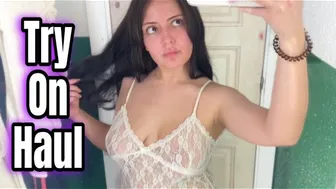 See-through Try On Haul | Semi-transparent clothes | Very revealing Try On Haul