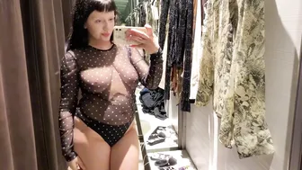 See-Through Try On Haul | Transparent Lingerie and Clothes | Try-On Haul At The Mall №12 #6