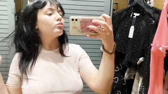 See-Through Try On Haul | Transparent Lingerie and Clothes | Try-On Haul At The Mall №23 #4