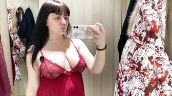 See-Through Try On Haul | Transparent Lingerie and Clothes | Try-On Haul At The Mall №26 #5