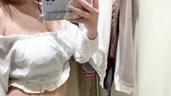 See-Through Try On Haul | Transparent Lingerie and Clothes | Try-On Haul At The Mall №29 #10