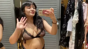 See-Through Try On Haul | Transparent Lingerie and Clothes | Try-On Haul At The Mall №30