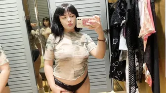 See-Through Try On Haul | Transparent Lingerie and Clothes | Try-On Haul At The Mall №30 #6