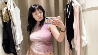 See-Through Try On Haul | Transparent Lingerie and Clothes | Try-On Haul At The Mall №33 #7