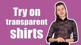 Immerse yourself in pure style: try on transparent items!