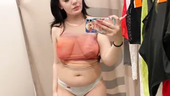 See-Through/Transparent Lingerie and Clothes | Try-On Haul | At The Mall №13 #6