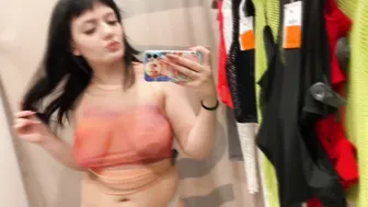 See-Through/Transparent Lingerie and Clothes | Try-On Haul | At The Mall №13 #7