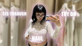 See-Through/Transparent Lingerie and Clothes | Try-On Haul | At The Mall №15