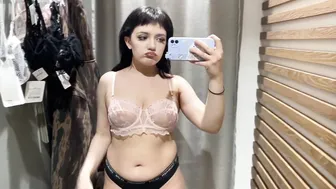 See-Through/Transparent Lingerie Try-On Haul At The Mall #3