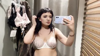 See-Through/Transparent Lingerie Try-On Haul At The Mall #5