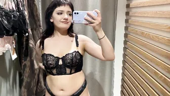 See-Through/Transparent Lingerie Try-On Haul At The Mall #8