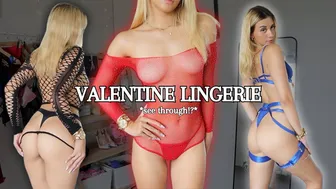 Valentines Day LINGERIE Try On Haul - RsLove #1