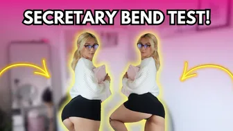 SECRETARY BEND TEST?! ♥️♥️♥️♥️ Try On Haul Mini Dresses & Skirts #1