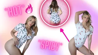 HOT & SPICY Onesie Pyjama Try On! ????????️