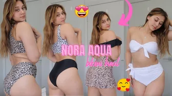 hottest AQUA NORA bikini haul! #1