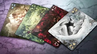 Stunning Fantasy Models in Exquisite Tarot and Poker Decks #8