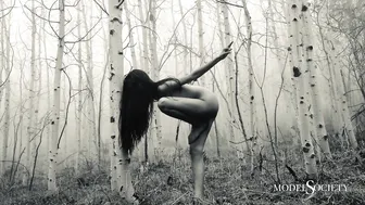 Nude art model on healing, sharing her work and inspiring others. #2