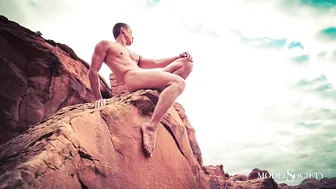 Nude Models Encountering Transcendent Beauty In Nature at Sunset in the Adventures of April McKay. #5