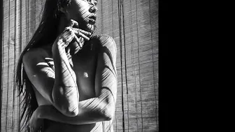 Art model creating nude self portraits for liberation and healing. #5