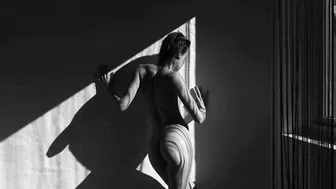 Shadow Tango: Nude Model Dancing in Beautiful Light by CommandoArt #8