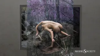 Nude art model's empowerment and insecurity with self image and self portraits #4