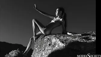 Nude in nature: Art model's healing journey with nude art and self portraits. #5