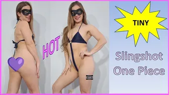 Slingshot One Piece Try On #ootd #fitnessmodel #maskedmodelvids #fyp