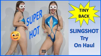 Slingshot Bikini Try On Haul #fypシ゚viral #ootd #fitnessmodel #maskedmodelvids #fyp