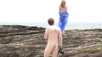 Prowling Panther Beach - nudist group explores oceanside rock formations #4