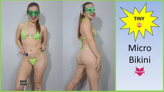 Micro Bikini Try-on Haul #maskedmodelfit #onlyfriends #ootd #grwm #maskedmodelvids