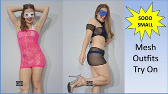 Sheer Lingerie Try-On Haul #maskedmodelvids #egirl #oodt