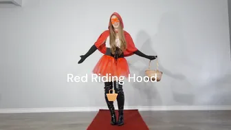 Sheer Red Riding Hood Cosplay Costume Try On Haul #maskedmodelvids #egirl #oodt #fypシ #fypシ゚viral #3