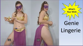 Lingerie Genie Cosplay Costume Try On Haul #maskedmodelvids #lookbook