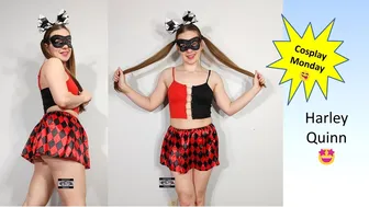 Harley Quinn Cheeky Skirt DIY Cosplay Mondays #maskedmodelvids