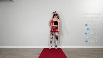 Harley Quinn Cheeky Skirt DIY Cosplay Mondays #maskedmodelvids #6